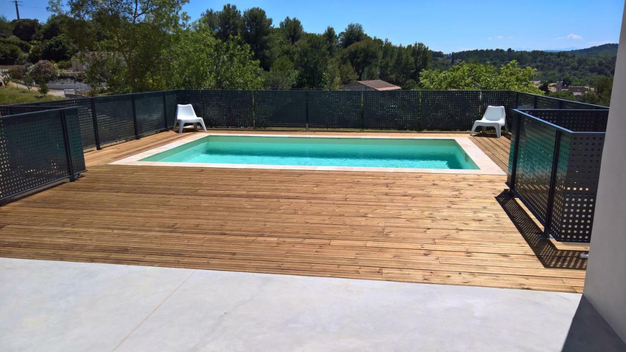 Villa Piscine Sud France Verzeille Exteriér fotografie