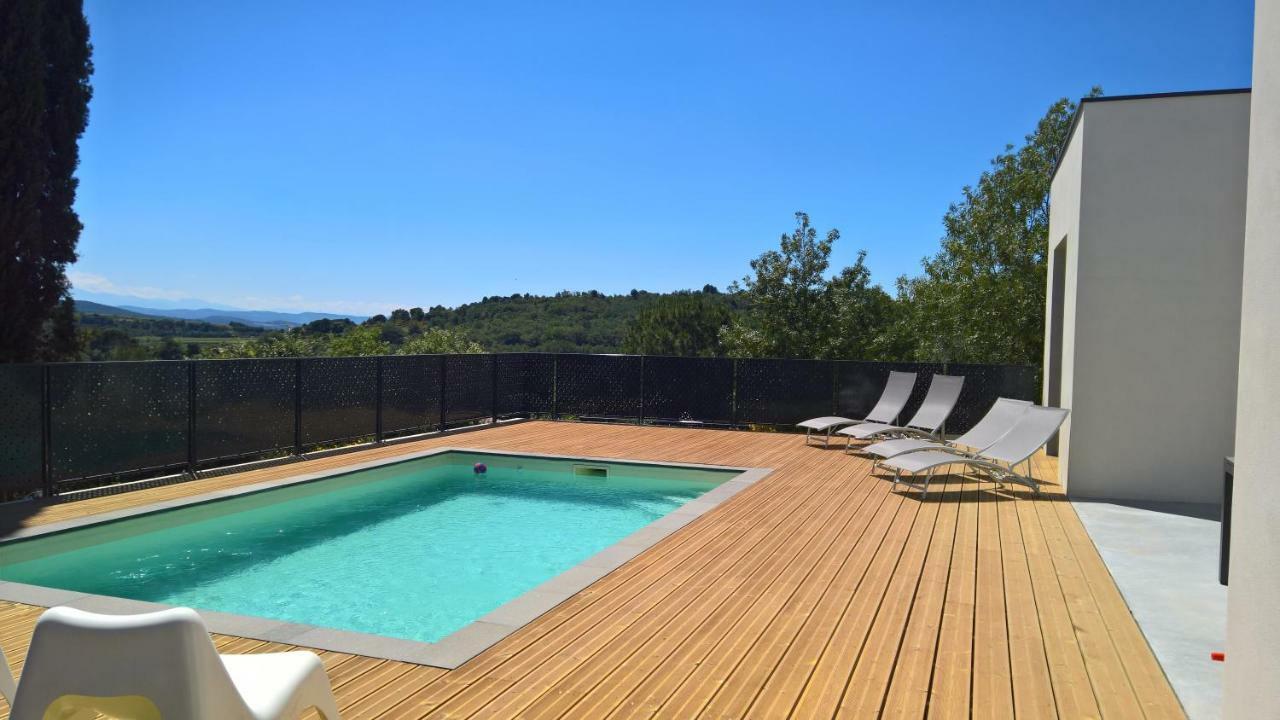 Villa Piscine Sud France Verzeille Exteriér fotografie