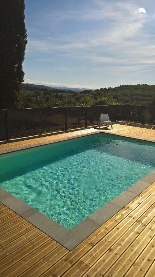 Villa Piscine Sud France Verzeille Exteriér fotografie