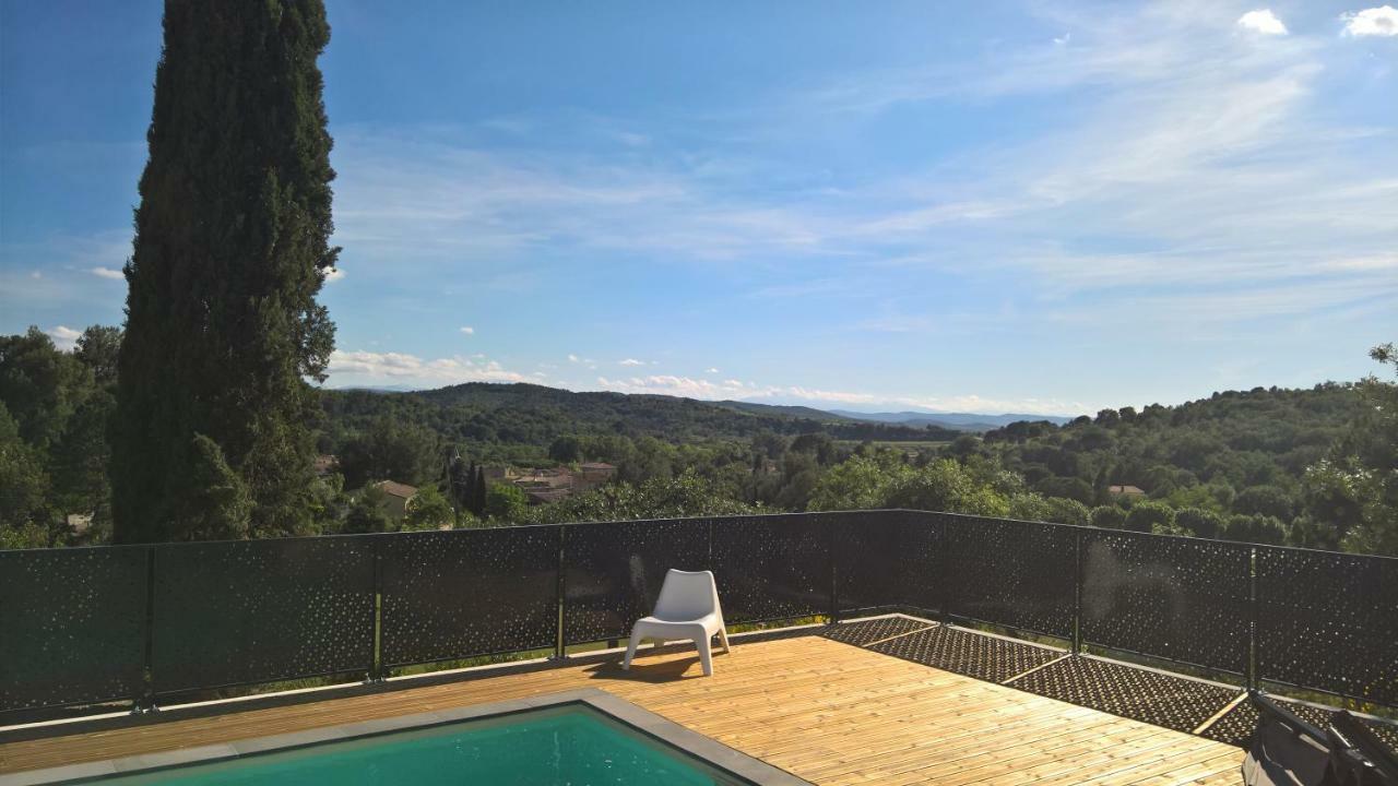 Villa Piscine Sud France Verzeille Exteriér fotografie